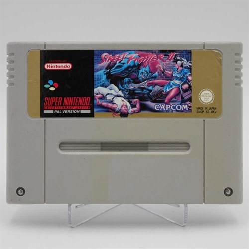 Street Fighter II - SNES - Cartridge - (UKV) (B Grade) (Genbrug)